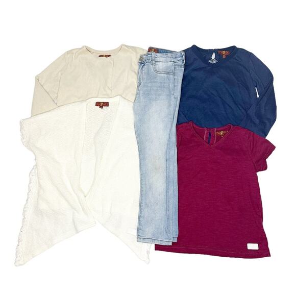 7 For All Mankind 5 Piece Bundle Size 4T - Picture 1 of 10